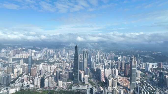 深圳罗湖区大景航拍合集