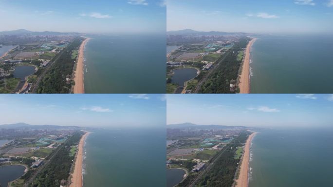 海边沙滩大海海洋风景航拍