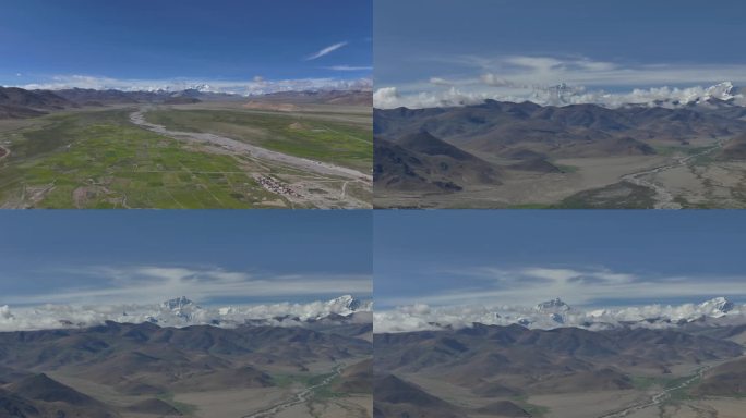 西藏日喀则定日 珠穆朗玛峰 4K延时航拍