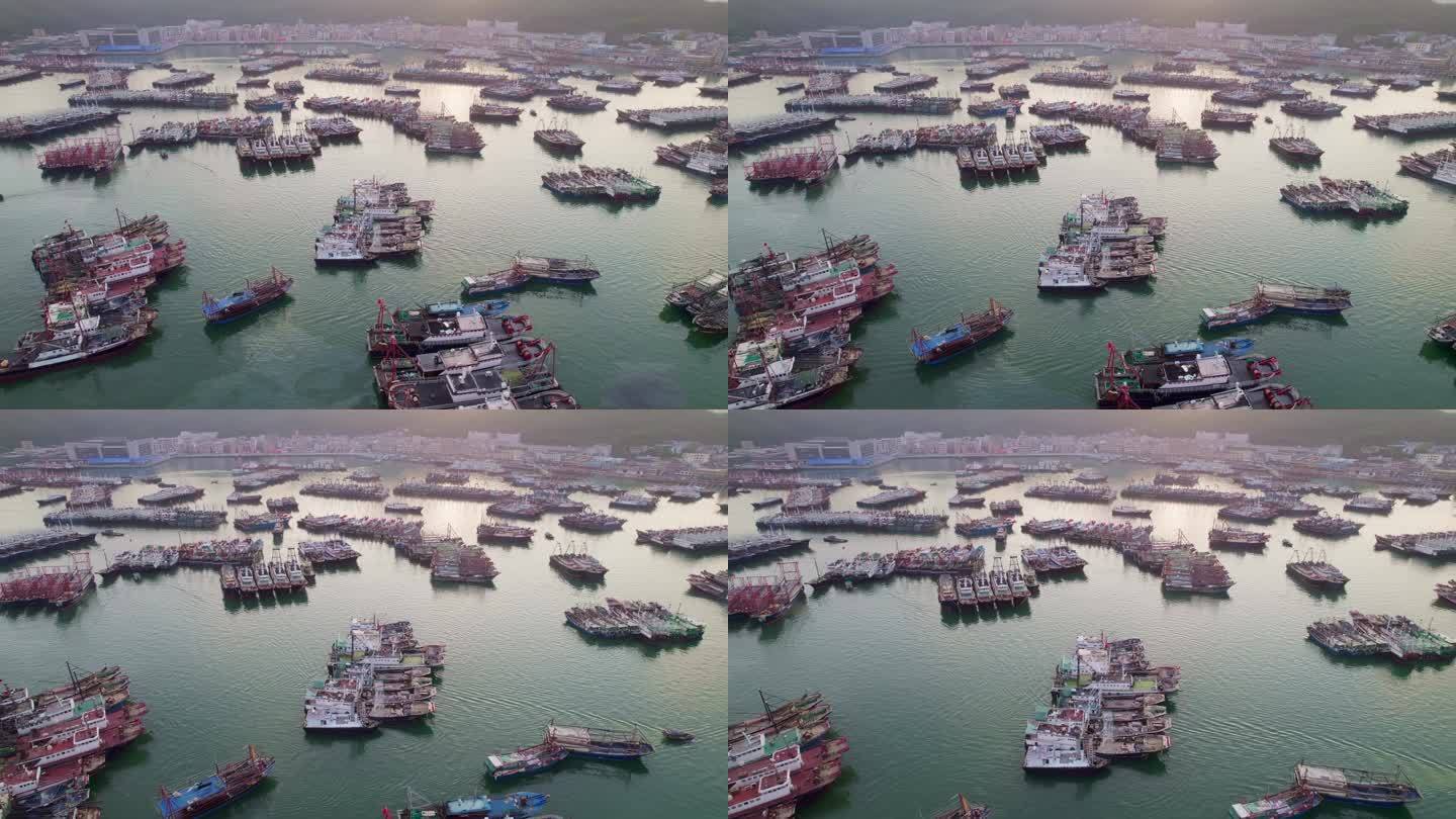 2023广东阳江闸坡南海开渔节前夕航拍