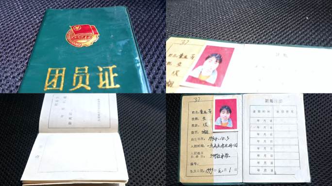 团员证-老物件-中国共青团证