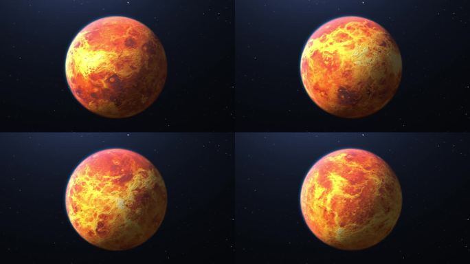 4K超清太阳系八大行星金星Venus