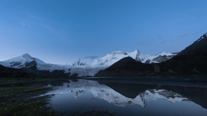 西藏萨普雪山延时