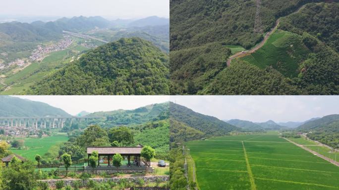 4k8月初晴天中泰街道白云村中桥村