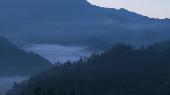 水墨山水1 平流雾