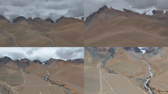 西藏干城章嘉峰曲登尼玛冰川 4K延时航拍