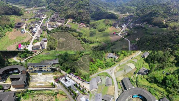 福建漳州土楼科岭村南靖县梅林镇红色景点