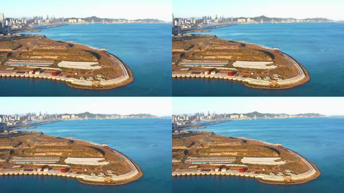 大连星海湾大桥航拍