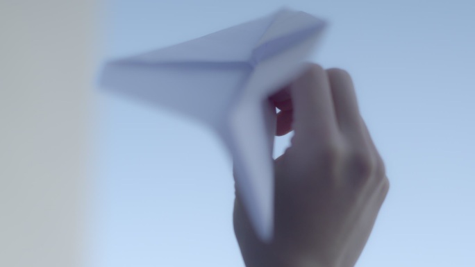 【合集】放飞梦想纸飞机手扔飞机 女孩心愿