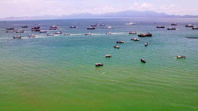 2023广东阳江闸坡南海开渔节航拍