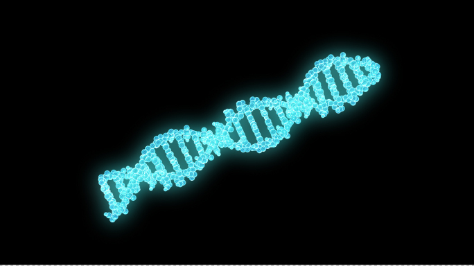 DNA蓝色科技线框