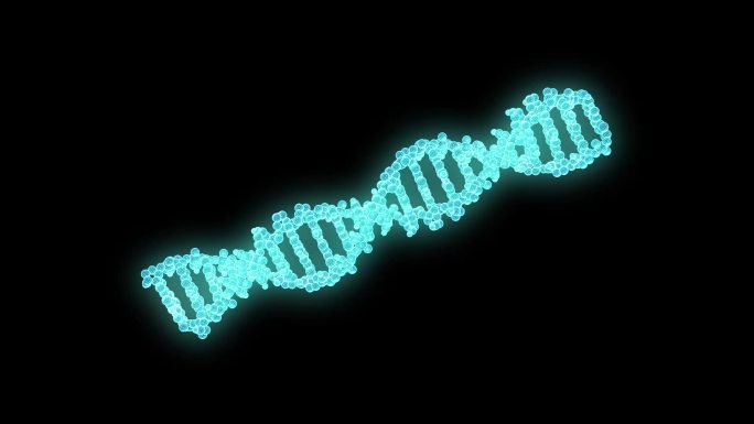DNA蓝色科技线框