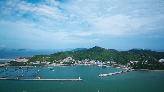 珠海桂山岛航拍延时/海岛旅游