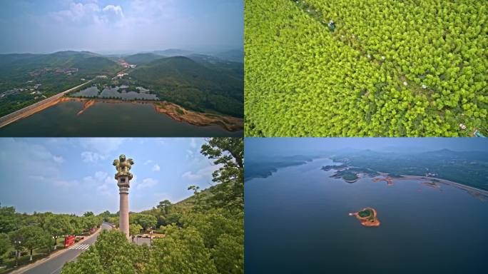 宜兴竹海风景区航拍