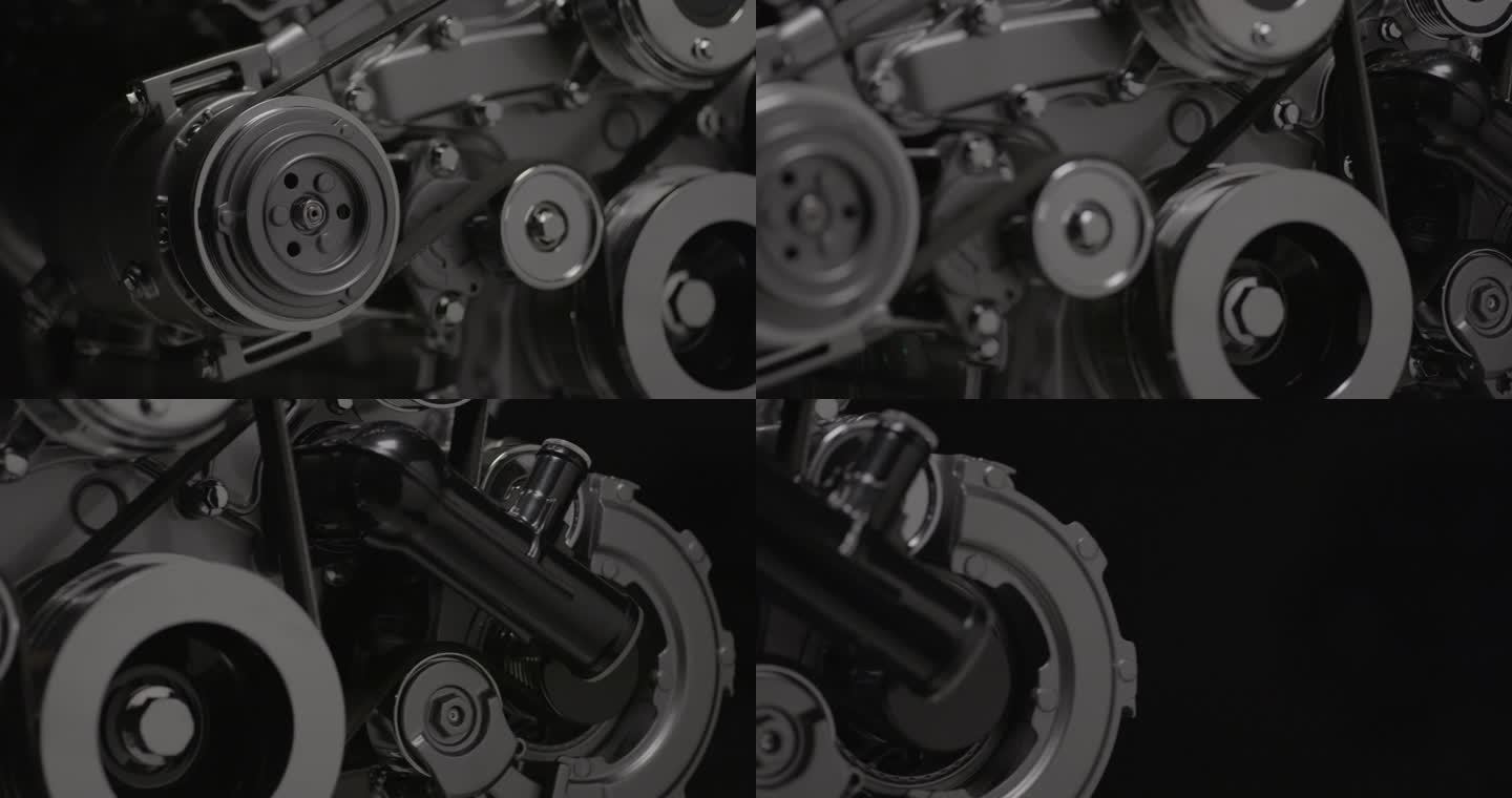 发动机 静态展示 V6发动机 实拍