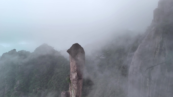 江西三清山巨蟒出山