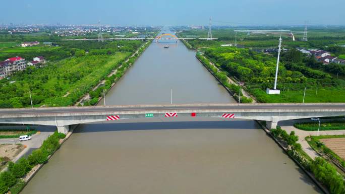 上海大治河申江南路新场段大治河人工河