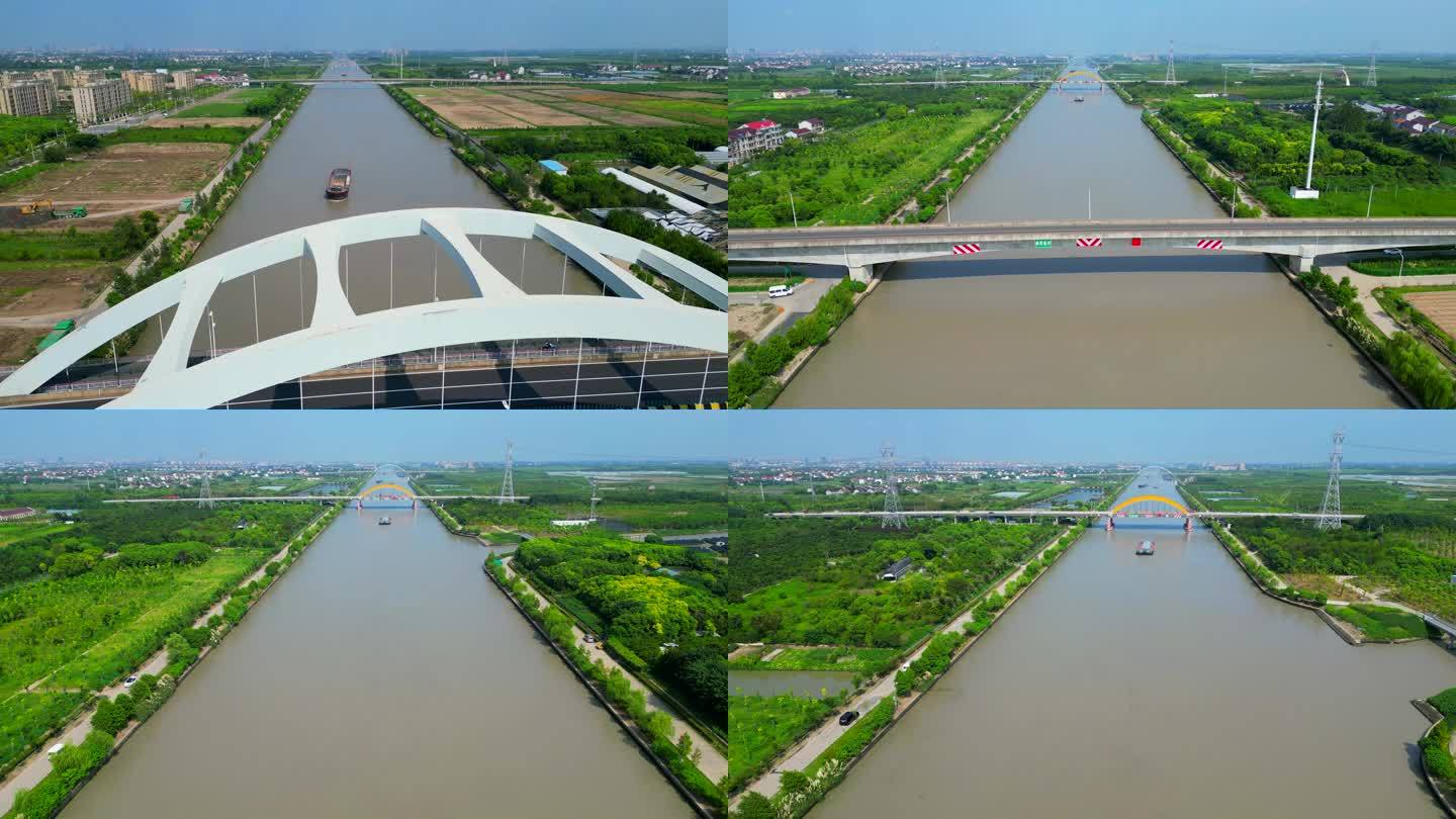 上海大治河申江南路新场段大治河人工河