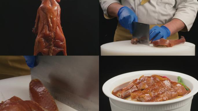 烧鹅出炉，成品