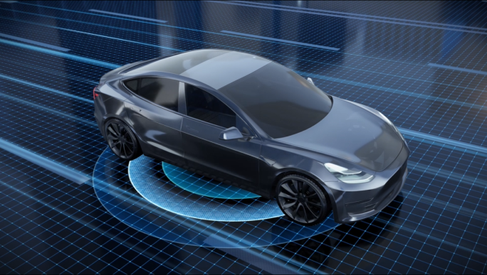 新能源特斯拉智能汽车驾驶辅助