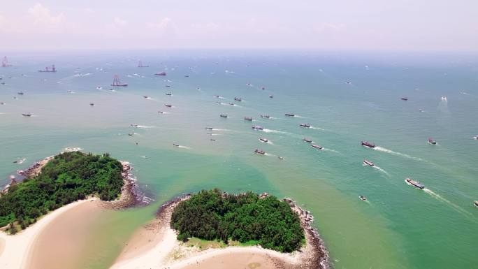 2023广东阳江闸坡南海开渔节航拍
