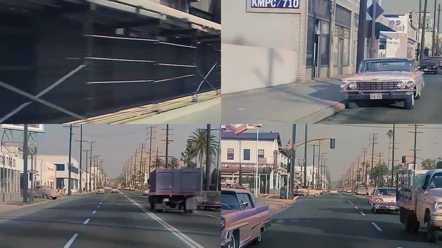 60年代洛杉矶街景