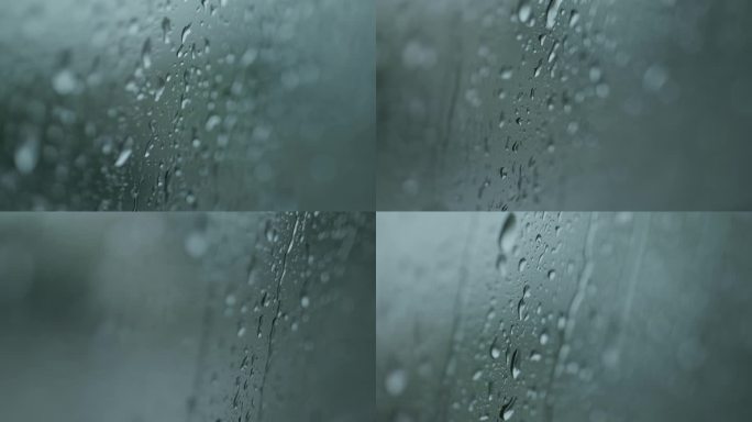 窗外下雨，下雨天，车窗外下雨