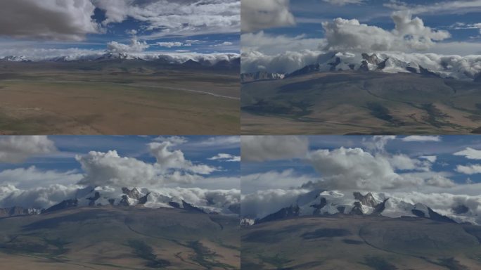 西藏日喀则 希夏邦马峰 4K航拍