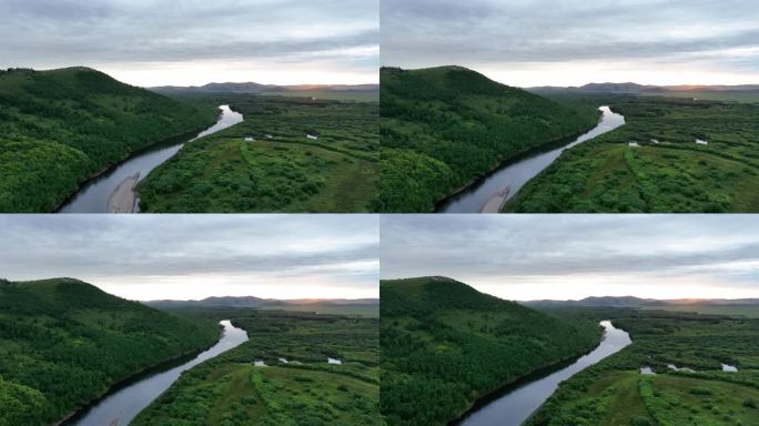 亚洲第一湿地：内蒙古根河湿地暮色