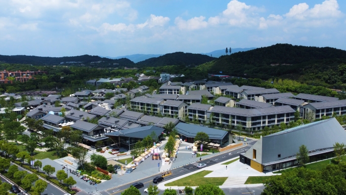 杭州玉鸟流苏万科创业产业园航拍