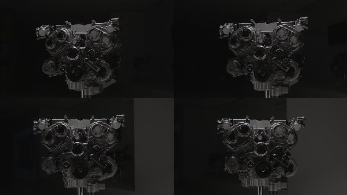 发动机 静态展示 V6发动机 实拍