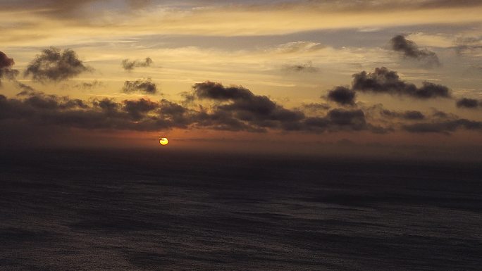海上日出 日出 海面 清晨海平面