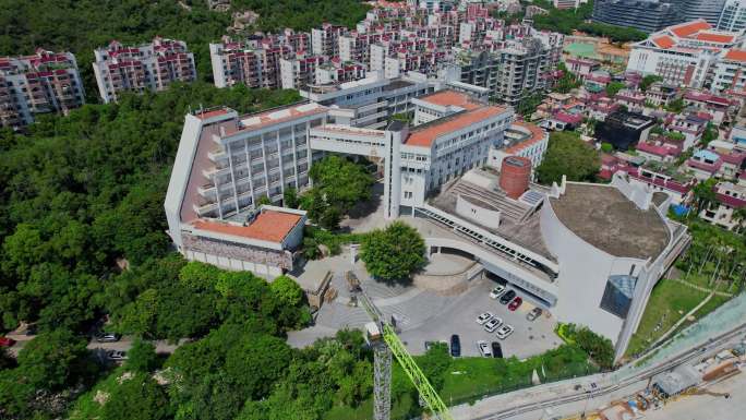 航拍厦门大学艺术学院