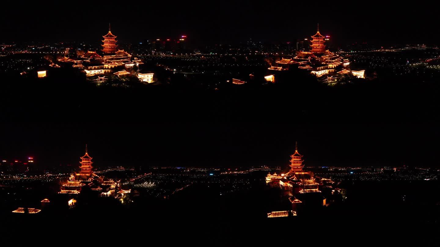 南通狼山夜景航拍