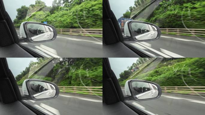 开车 后视镜 速度感 高速公路 高速行驶