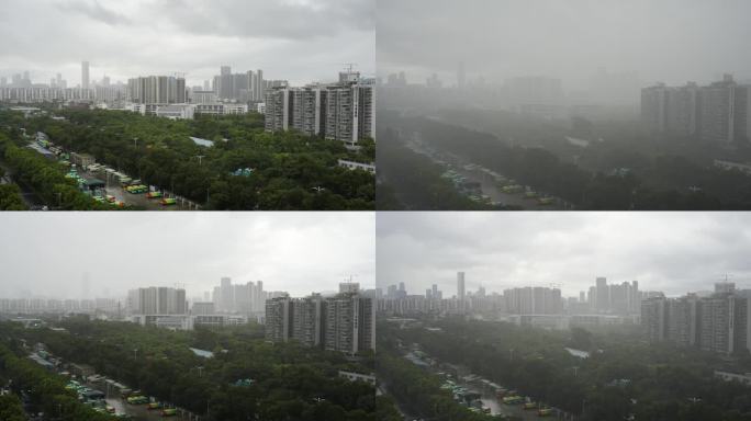 夏季深圳下雨过程延时记录