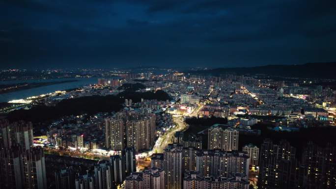 广东佛山顺德新城夜景