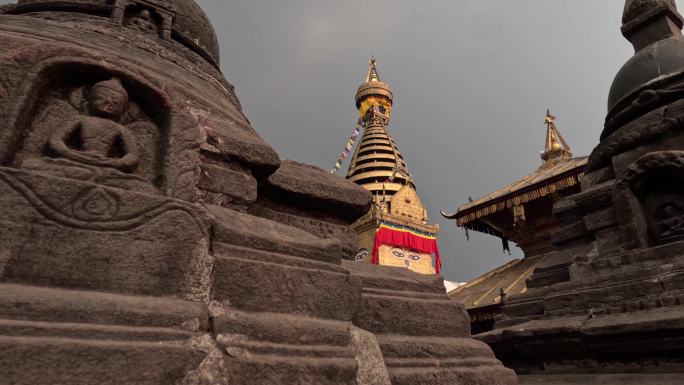 尼泊尔猴庙，斯瓦扬布纳特寺，加德满都寺庙