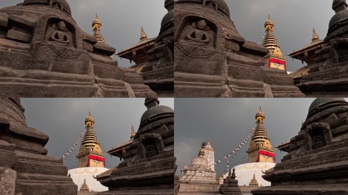 尼泊尔猴庙，斯瓦扬布纳特寺，加德满都寺庙