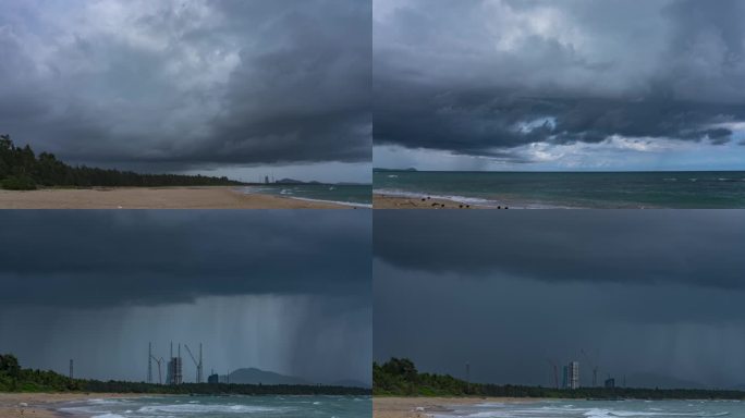 海岸风雨-延时