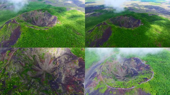 五大连池风景区火山口