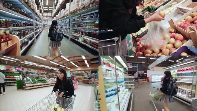 俄罗斯超市购物 国外超市