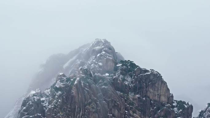 黄山景区 莲花峰航拍4