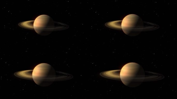 4K超清太阳系八大行星土星