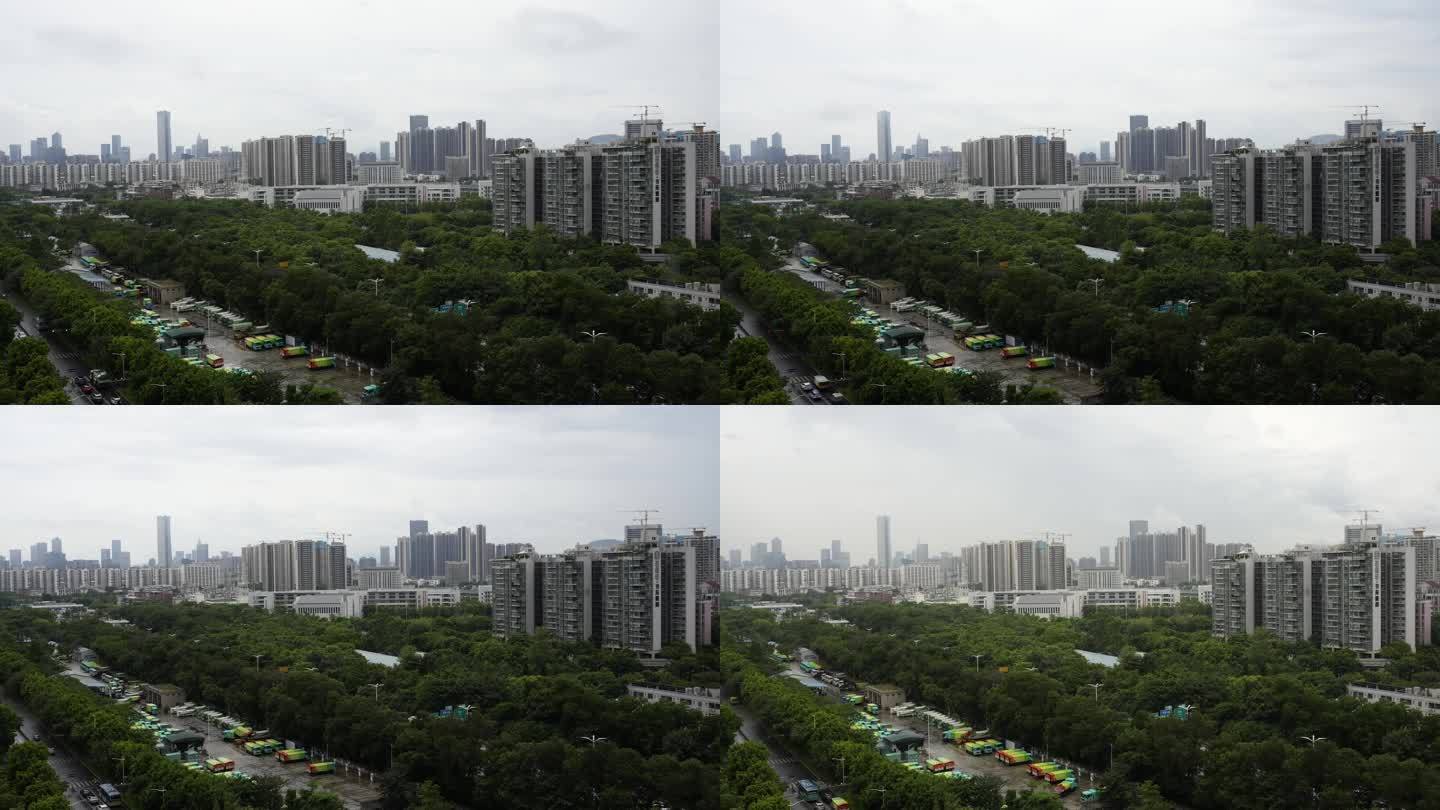 深圳夏季阴天阵雨后的云变化延时