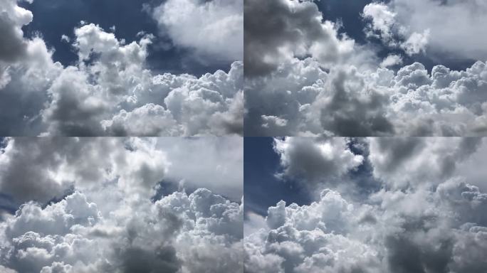 变幻天空: 白云瞬息流转