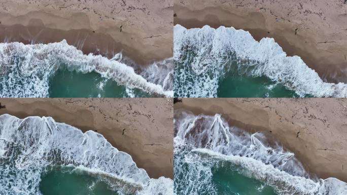 层层叠叠的海浪