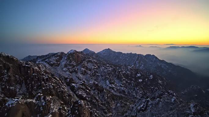 黄山景区 风光航拍11