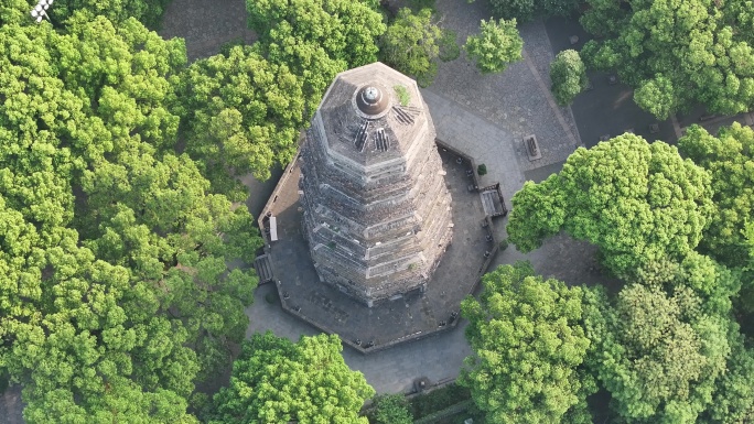 4K-Log-航拍苏州虎丘山风景名胜区