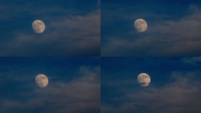彩云追月 月亮
